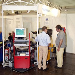 TECHMESS Elektronik GmbH auf der REIFEN 2004 in Essen.