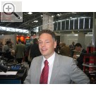 I.H.M. Internationlae Handwerksmesse 2005. Auf dem Stand der VmA getroffen. Peter Beichter, Leiter Werkstatteinrichtung bei KSM-Servicetechnik.  