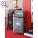 7. CARAT Leistungsmesse 2005 Das Klimaservice-Gert AC600 PRO von ROBINAIR ist serienmig mit einem Drucker ausgestattet.  