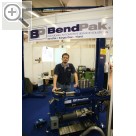 Werkstatt West 2006 Holger Dietze macht den Vertieb von BendPak und RANGER in Deutschland. Seine Produktpalette umfat in erster Linie Rohrbiegemaschinen und Fahrzeughebebhnen.  