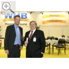 NordAuto 2007 Christian Wentzin (li.), im Vertrieb bei WHB und Hagen Braune, Inhaber WHB.  