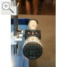 REIFEN Essen 2008 Im Mekopf des geoliner 550 PRISM steckt eine Kamera, die alle Mewerte in Echtzeit erfat und verarbeitet. Die Kommunikation erfolgt wireless ber Bluetooth. Hofmann Achs- u. Fahrwerksvermessung
