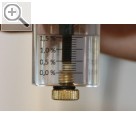 Automechanika 2012 Der LubeScan ATF 1000 arbeitet auf dem Prinzip einer Schleuder. Im Getriebel befindliches Glycol oder Wasser wird separiert. Der prozentuale Anteil wird angezeigt.  