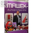 Wessels+Müller Werkstattmesse 2015 FMO Nikolas Margowski und MAWEK Autoprfgerte auf der Wessels+Mller Werkstattmesse 2015.  