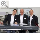 COPARTS Profi Service Tage 2016 in Göttingen. SLIFT Vertriebsteam - Karl-Heinz Hardeweg (mi.), Vertriebsleiter, Oliver Falkenhain (li.) und Christoph Kopp.  
