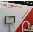 COLERtechnika 2017 in Münster. AAG Germany primetool Produktprogramm mit Marken im Hintergrund.  