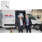 Automechanika Frankfurt 2018 M&B auf der Automechanika Frankfurt 2018  - Vater und Sohn - Franco und Massimo Magnani.  