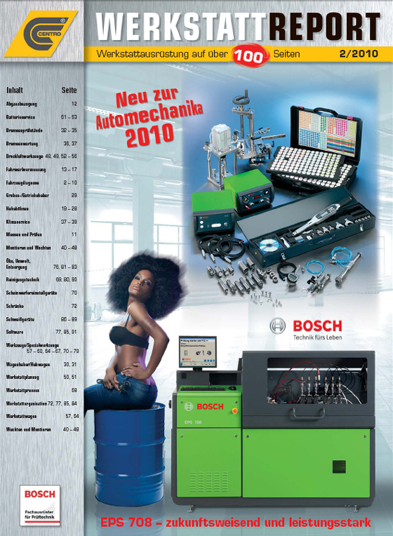 Der neue CENTRO Werkstatt Report 2/2010